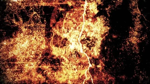 Edgy Evil Danger Skull Textured Background Loop Stock Footage 80398462