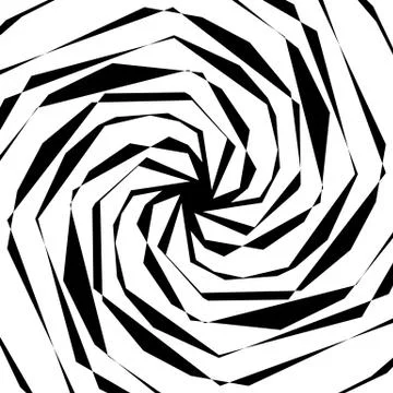 Edgy geometric element, random shape. Abstract monochrome illustration. 스톡 일러스트