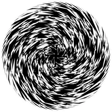 Edgy geometric element, random shape. Abstract monochrome illustration. イラスト素材