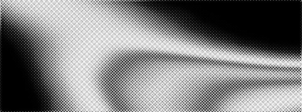 Edgy halftone vector portrait. Stock Illustration