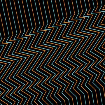 Edgy Line Waves Background Stock Illustration