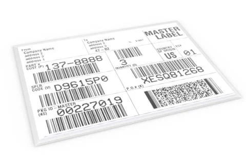 EDI Label Stock Illustration