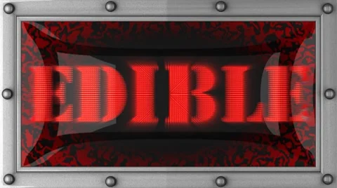 Edible on led Stock Footage 8704393