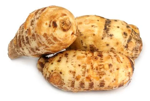 Edible taros Stock Photos