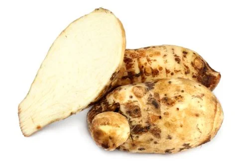 Edible taros Stock Photos