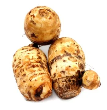 Edible taros Stock Photos