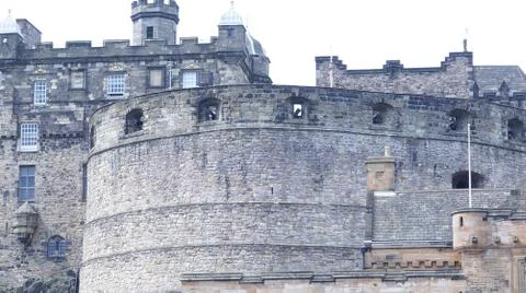 Ediburgh castle Stock Photos