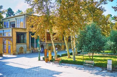 Edifices of Golestan, Tehran, Iran Stock Photos