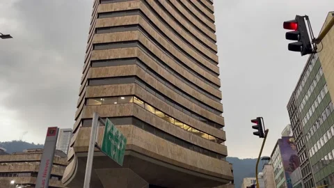 Edificio Colseguros at Carrera 10 Stock Footage 239414337