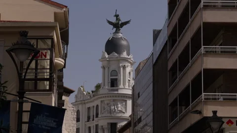 Edificio Fenix Historic Building In Valladolid Spain Stock Footage 344103111