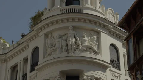Edificio Fenix Historic Building In Valladolid Spain Stock Footage 344103234