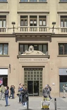  Edificio Generali, Calle de Alcala, Madrid, Spanien *** Edificio Generali... Stock Photos