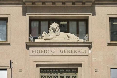  Edificio Generali, Calle de Alcala, Madrid, Spanien *** Edificio Generali... Stock Photos