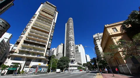 Edifício Italia Sao Paulo Brazil skyline Vidéo 28936885
