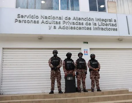  EDIFICIO-SNAI Quito,.lunes 8 de enero del 2023 Edificio del Servicio Naci... Stock Photos