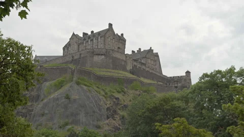 Edinburgh Castle 1 Video stock 250225306