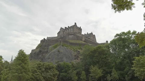 Edinburgh Castle 2 Video stock 251000508