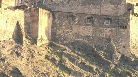 Edinburgh Castle City View 스톡 동영상 10885917
