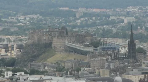 Edinburgh Castle Video stock 11631967