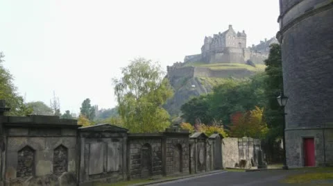 Edinburgh Castle 스톡 동영상 56699083