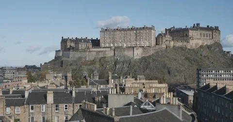 Edinburgh Castle Stockbeeldmateriaal 98465734