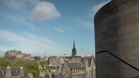 Edinburgh Castle Stock Footage 127671966