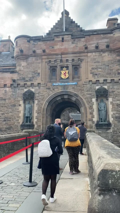 Edinburgh Castle Video stock 170904079
