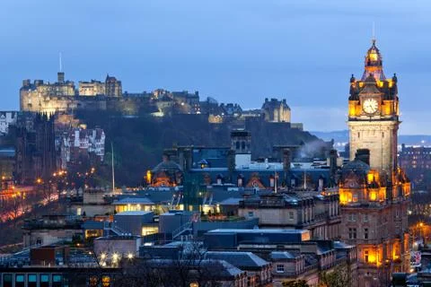 Edinburgh castle Stock Photos