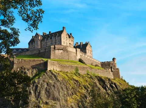 Edinburgh castle Stock Photos