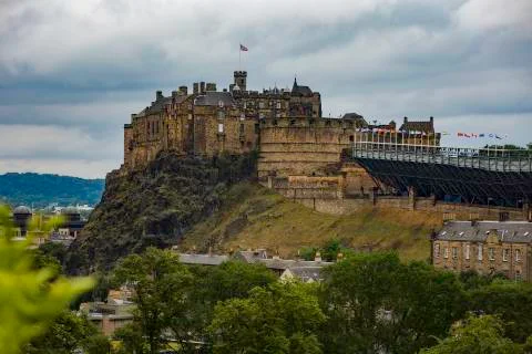 Edinburgh Castle Foto stock