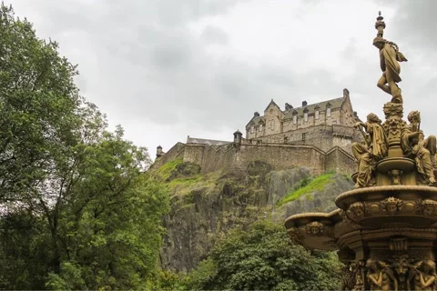 Edinburgh Castle, Timelapse Vidéo 139890608