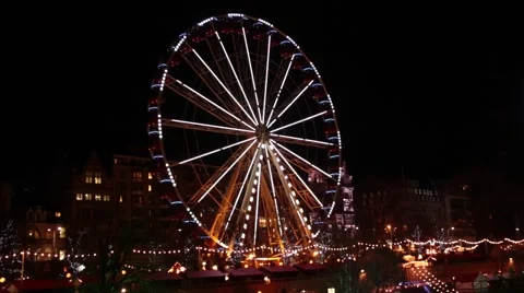 Edinburgh christmas (scotland) 動画素材 44886341