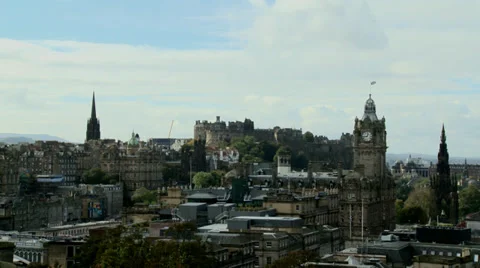 Edinburgh City Stock Footage 34837838