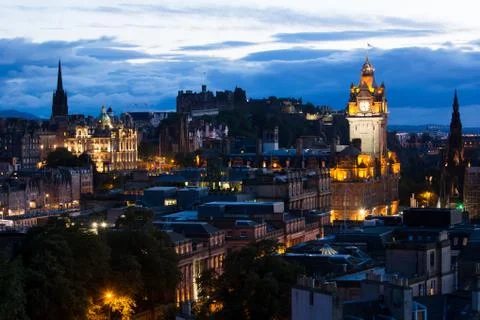 Edinburgh cityscape Foto stock