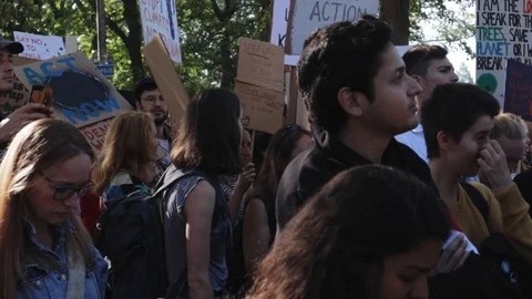 Edinburgh Climate March (3rd Global) Stock Footage 117827405