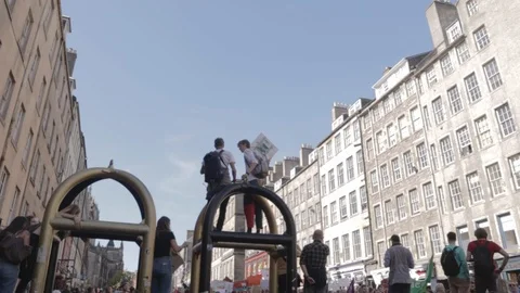 Edinburgh Climate March (3rd Global) Stock Footage 117827704