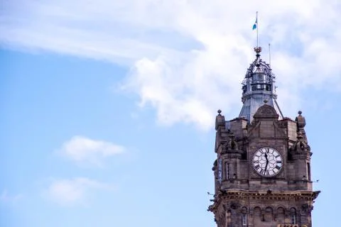 Edinburgh Clock Tower Stock Photos