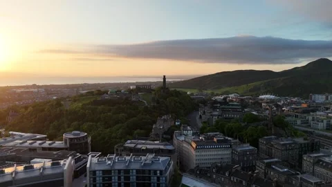 Edinburgh Drone Stock Footage 277568240