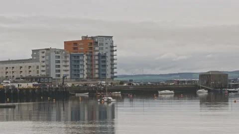 Edinburgh Granton Harbour Stock Footage 237780970
