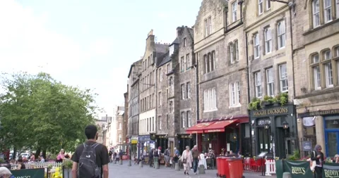 Edinburgh - Grassmarket 3 Stock-Footage 198002556