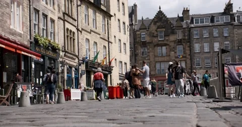 Edinburgh Grassmarket Stock-Footage 197994186