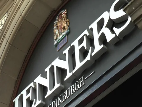 Edinburgh Jenners Store 스톡 동영상 78314685