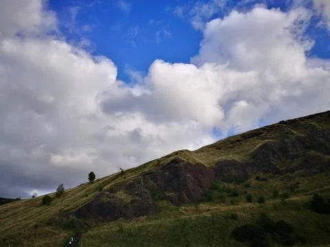Edinburgh Mountains 库存照片