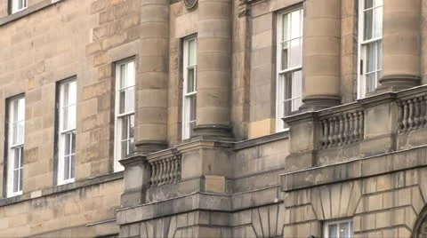 Edinburgh New Town Building Stock Footage 10884628
