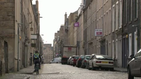 Edinburgh New Town Stock Footage 10884643