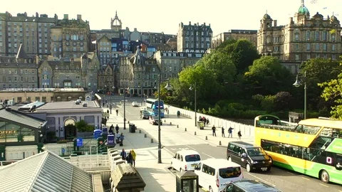 Edinburgh Old City Video stock 94879046