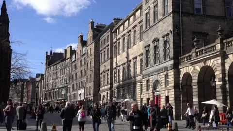 Edinburgh Royal Mile 4K 動画素材 80921285