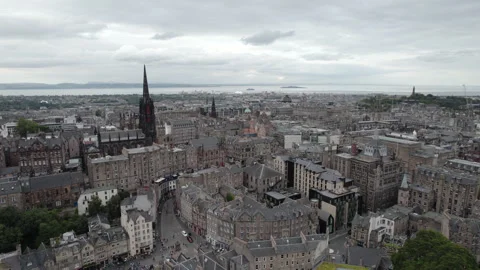 Edinburgh in Scotland 2 Stock Footage 305036845