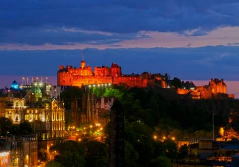 Edinburgh Skyline Stock Photos