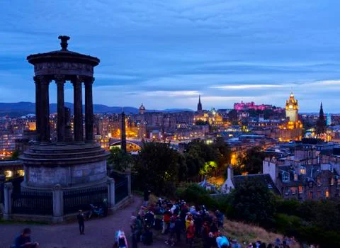 Edinburgh Skyline Stock Photos